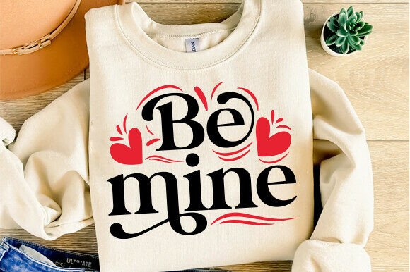 Be Mine SVG PNG, Retro Varsity Be Mine