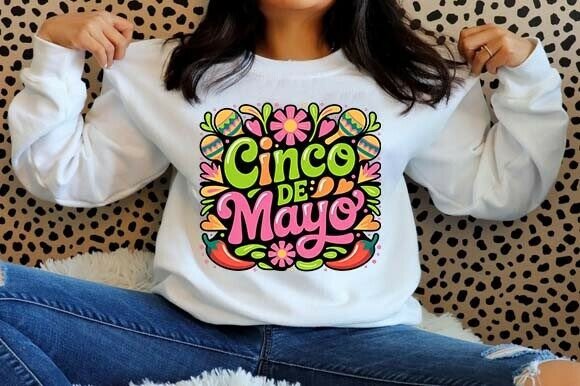 Cinco De Mayo Retro Bubble PNG SVG Review