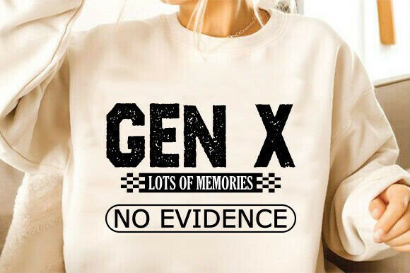 Gen X Png, Retro Gen X Svg, Generation X