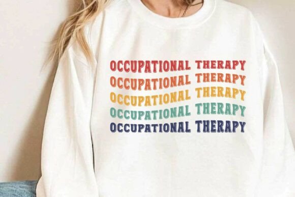 Occupational Therapy SVG PNG Retro Shirt