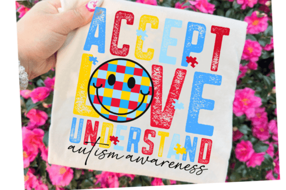Retro Autism Awareness SVG, Autism PNG