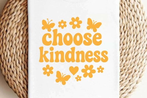 Retro Choose Kindness SVG T-shirt Design Review