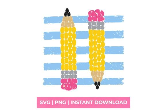 Retro Distressed Pencils SVG Review