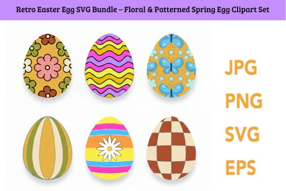Retro Easter Egg SVG Bundle Review