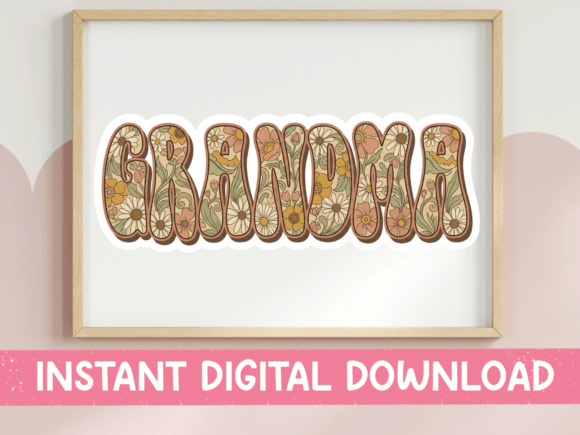 Retro Floral Grandma SVG Review