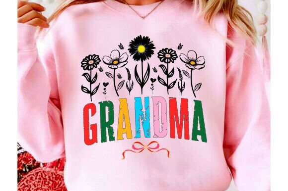 Retro Flower Grandma SVG PNG Review
