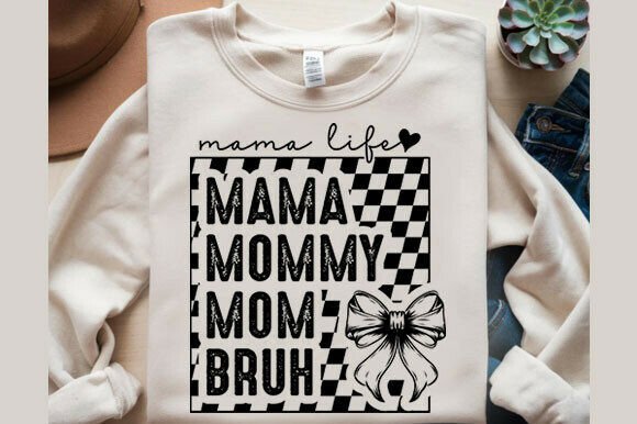 Retro Mama Bruh Svg Review