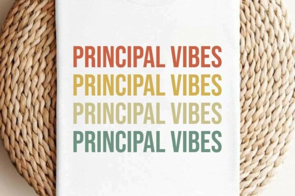 Retro Principal Vibes SVG T-shirt Design Review