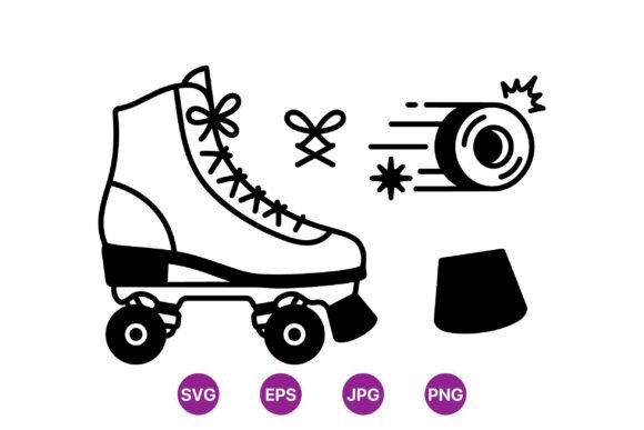 Retro Roller Skate SVG Design Review