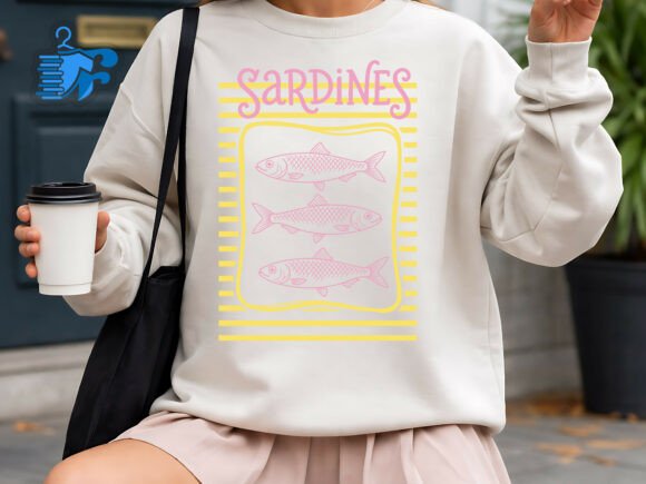 Retro Sardines Fish SVG Design Review