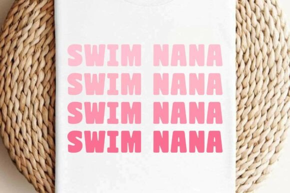 Retro Swim Nana SVG T-shirt Design Review